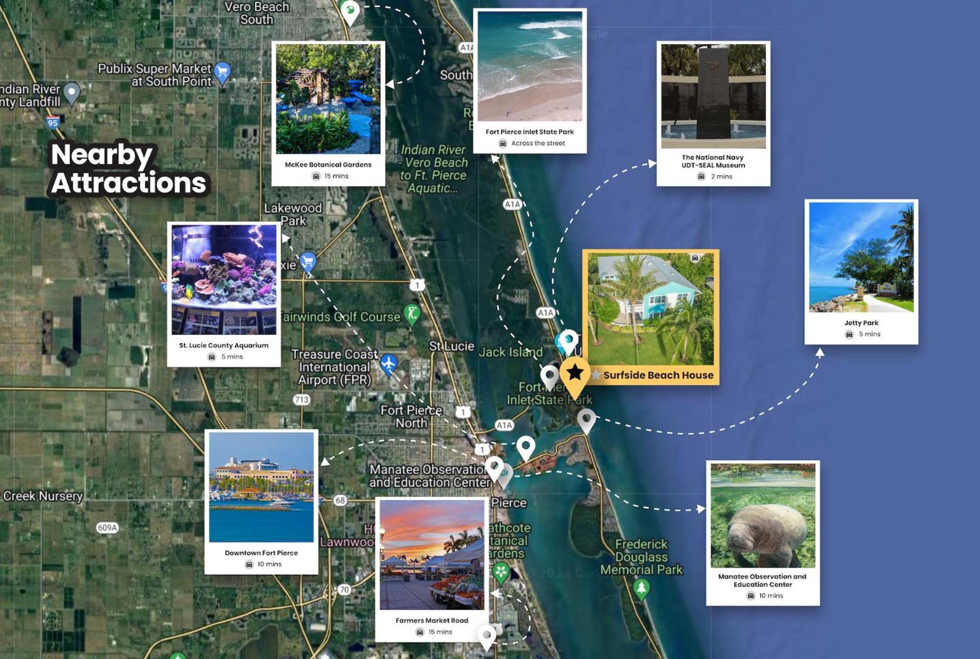 Sandy Shores - 2Br Beach Getaway And Surf Spot Fort Pierce Exterior photo